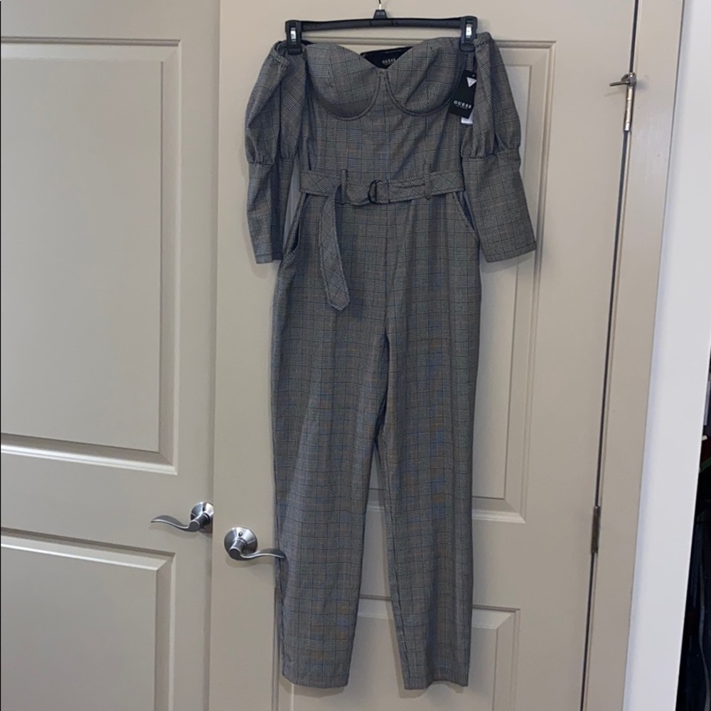 Guess Alexa Bustier Strapless Jumpsuit Women’s Size 8 - Picture 2 of 10